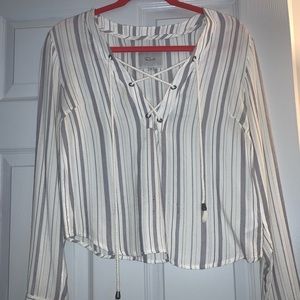 Rails Lace Up Shirt